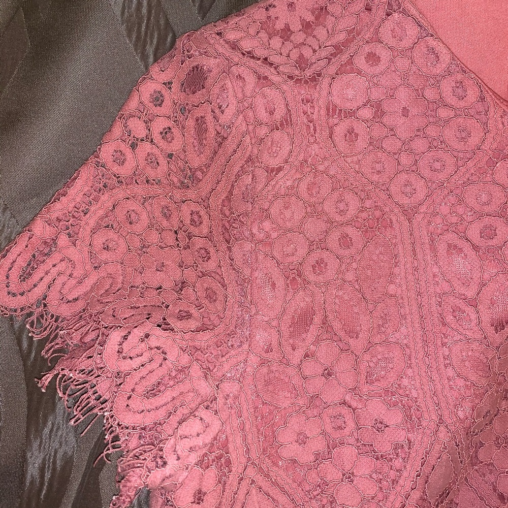 🙂 BOGO Francesca’s Pink Lace Mini Dress - Picture 4 of 8